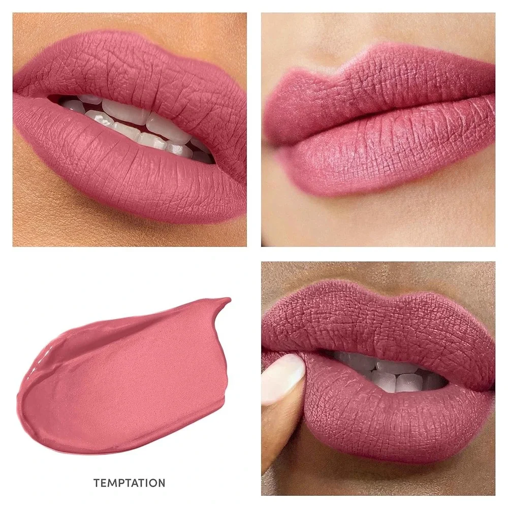 Jane Iredale Beyond Matte Lip Stain Temptation Pink Rose NEW IN BOX